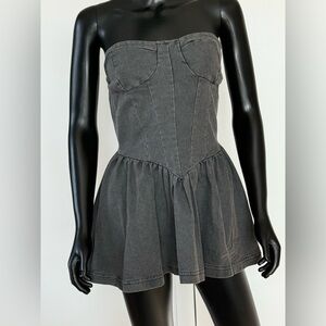 Elegant Gray A-Line Sleeveless Women's Top